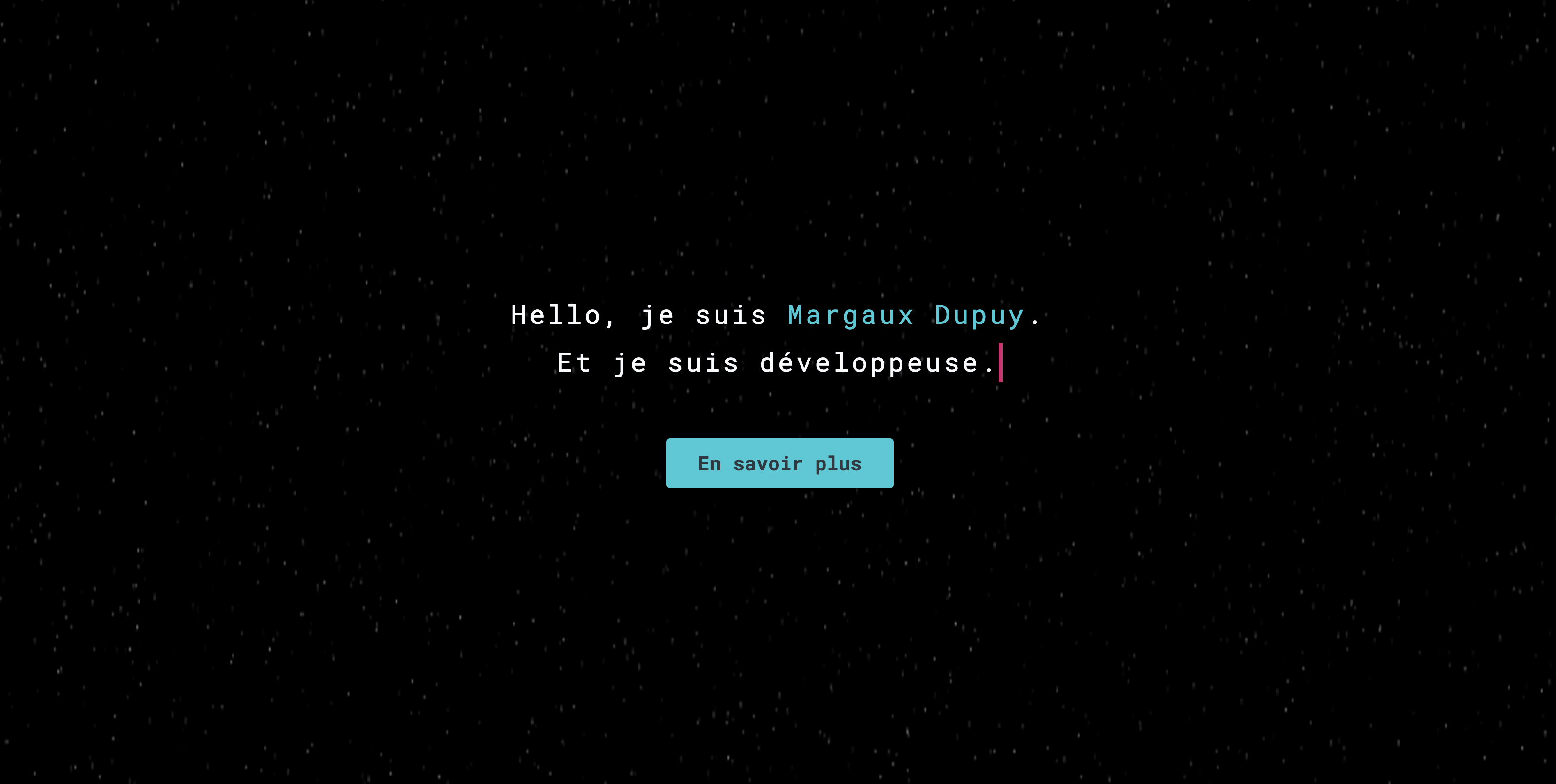 Site web Margaux Dupuy Verion 2